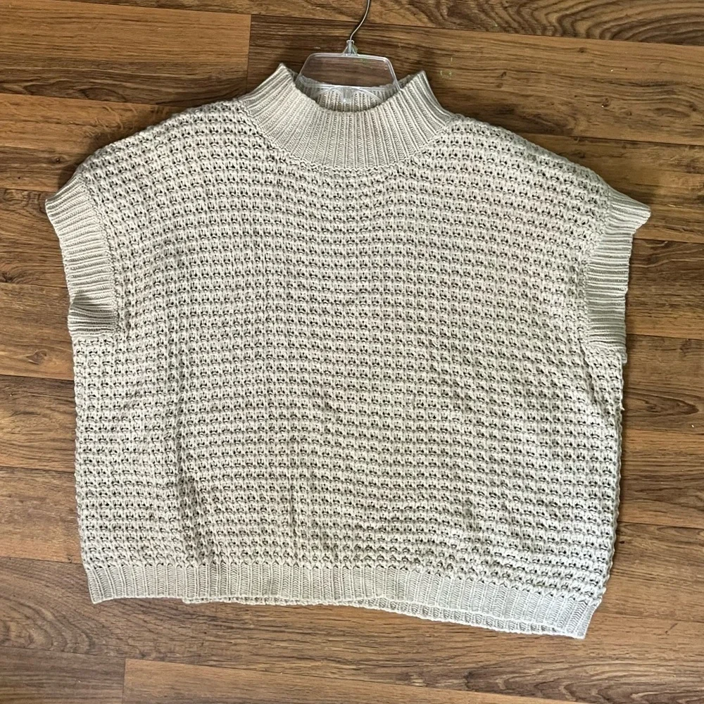 Cozy Knit Beige Sweater